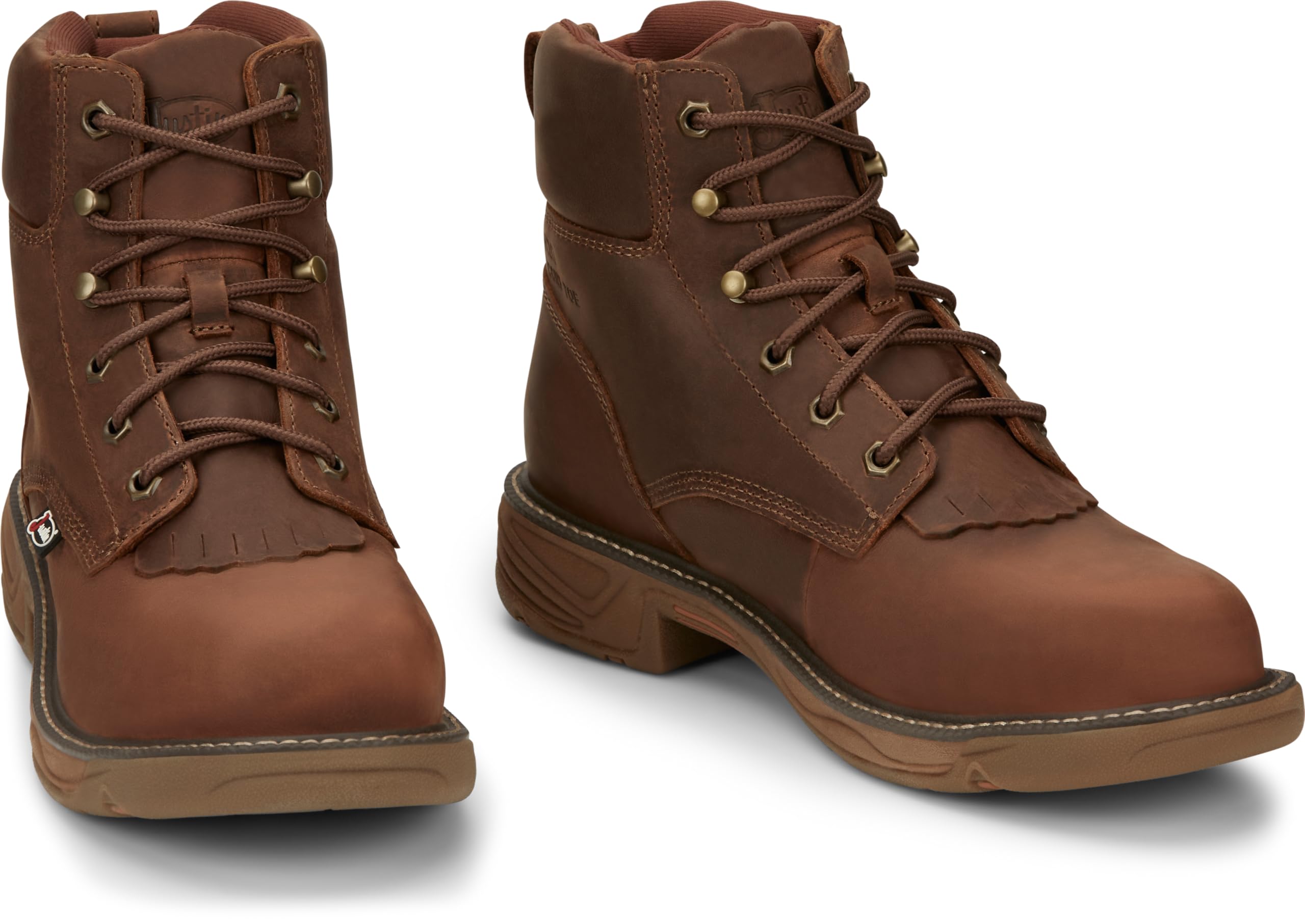 Justin Men's Rush 6" Waterproof Nano Composite Toe Work Boot - Image 3