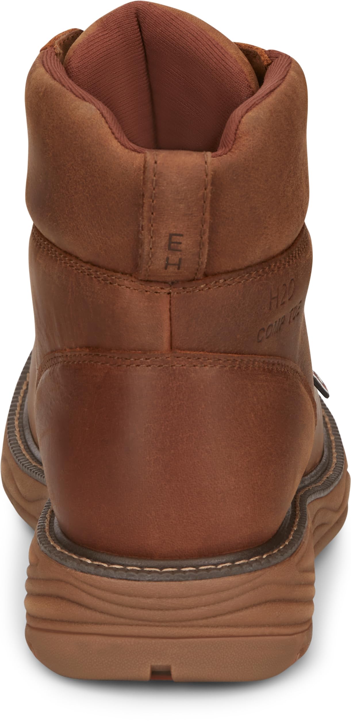 Justin Men's Rush 6" Waterproof Nano Composite Toe Work Boot - Image 5
