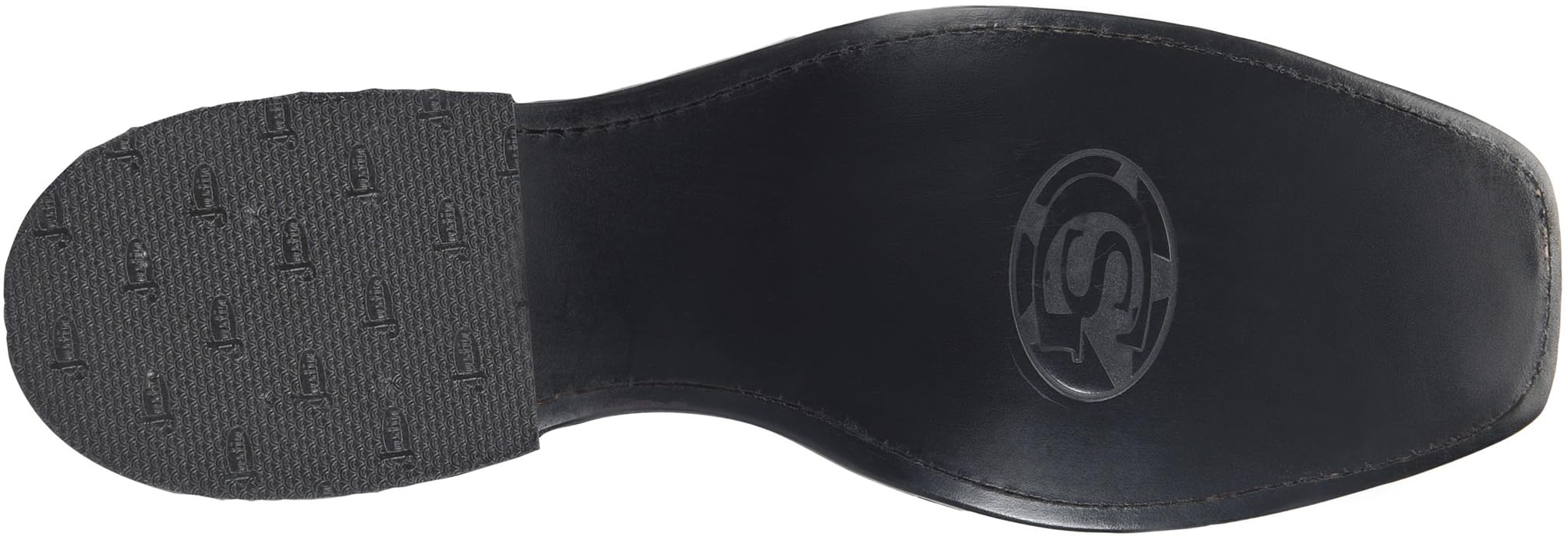 Justin Rancher 12" Ostrich Cowboy Men's - Genuine Leather, Exotic Style, Durable Construction, Classic Design Western Boots - Image 6