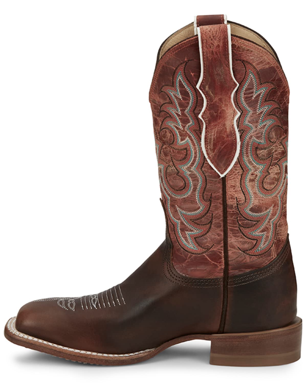 Justin Women's Stoneage Western Boot Broad Square Toe - Aq7020 - Image 3